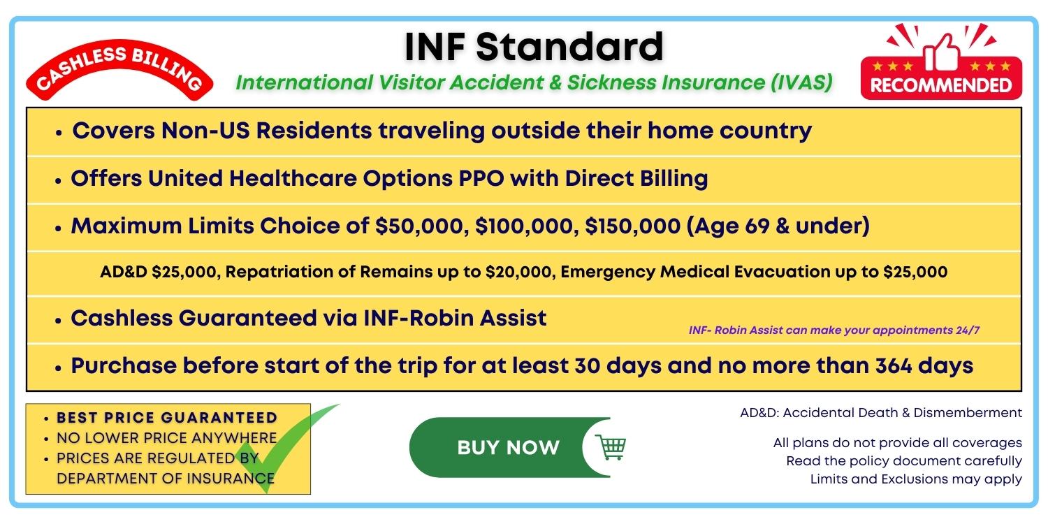 INF Standard Travel Insurance Plan