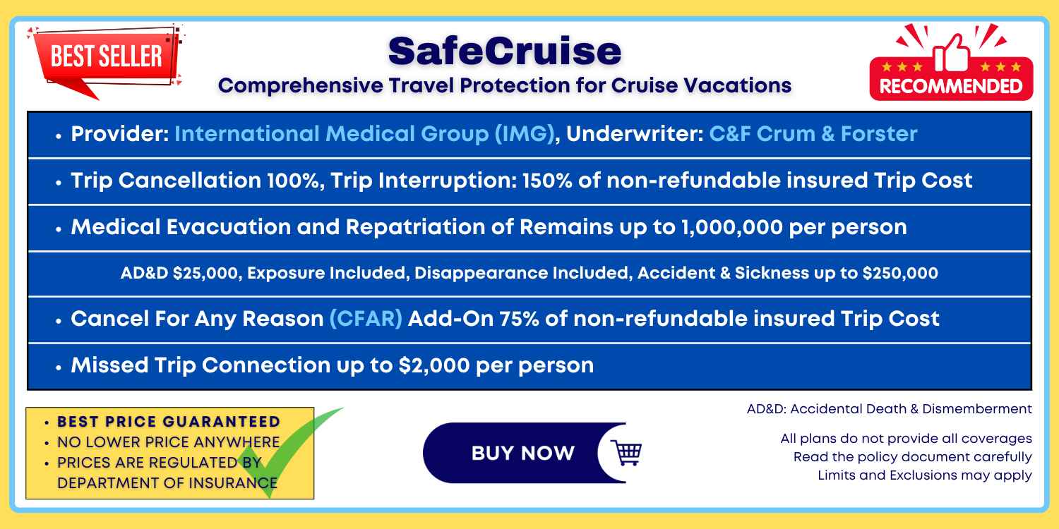 Trip Insurance for Cruise Vacation