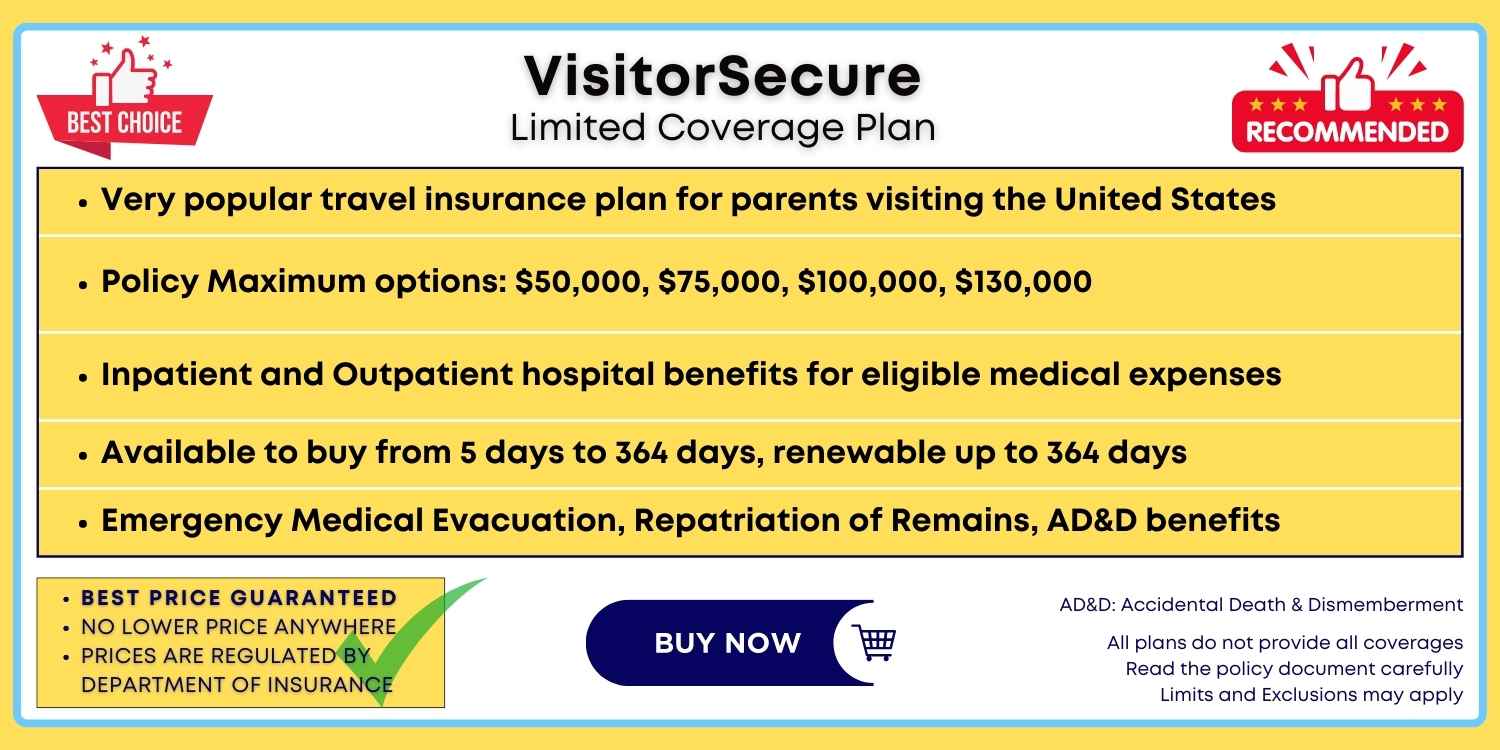 Buy VisitorSecure Travel Insurance