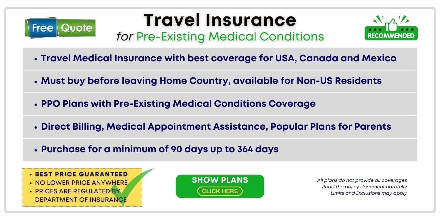 Buy Travel Medical Insurance For Pre Existing Conditions